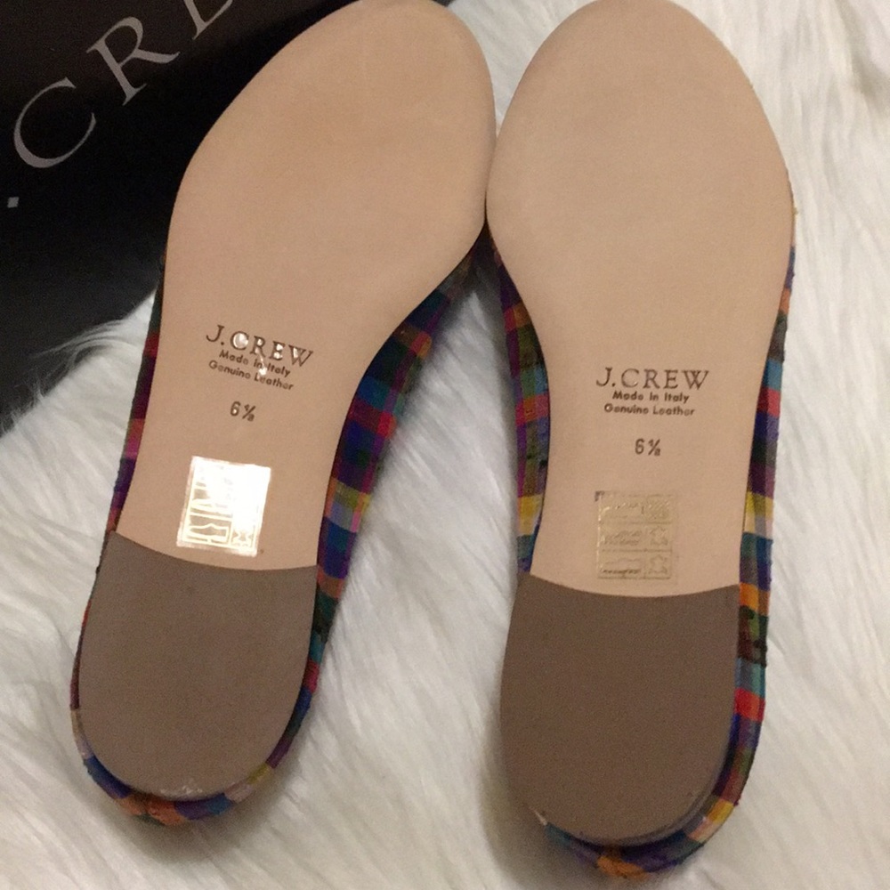 J. Crew - Cleo Fabric Loafers - Turquoise Orange - Picture 3 of 3